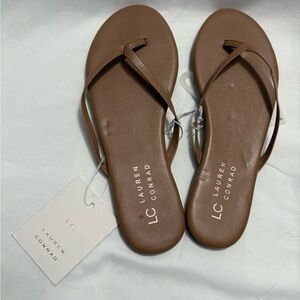 LC Lauren Conrad Brown Women's Sandals